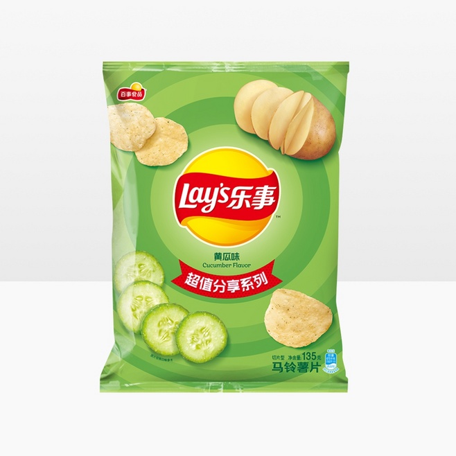 加班桌上的治愈之光 乐事黄瓜味薯片测评与办公室零食哲学